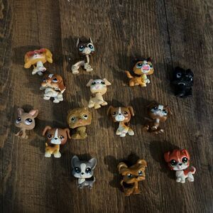 littlest pet shop lot dogs